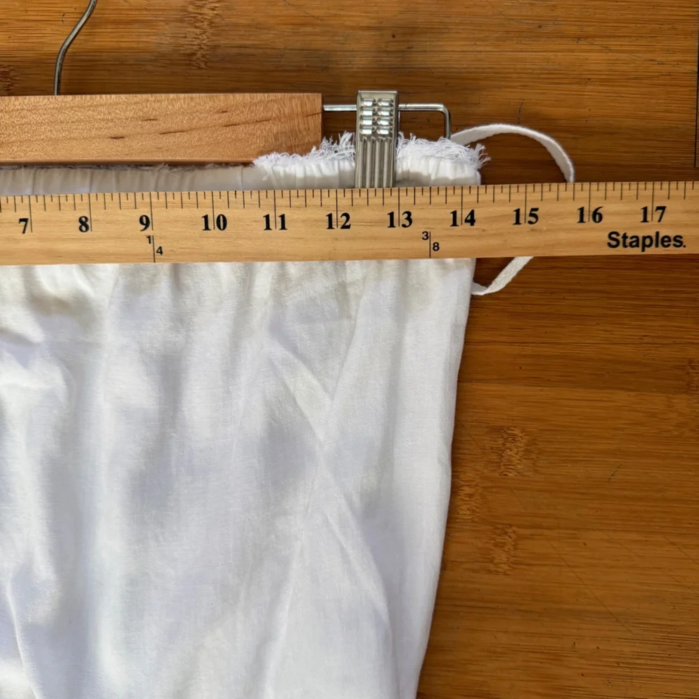 Anthropologie Cloth & Stone Women’s white Strapless‎ Jumpsuit Size S